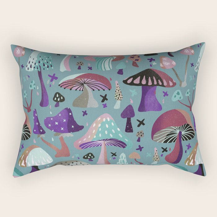 Mushroom Collection â Galaxy Rectangular Pillow Gallery Image 1