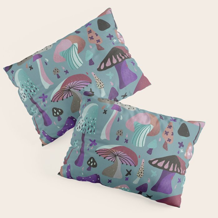 Mushroom Collection â Galaxy Pillow Sham Gallery Image 3