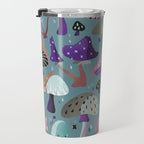 Mushroom Collection â Galaxy Travel Mug Gallery Image 3