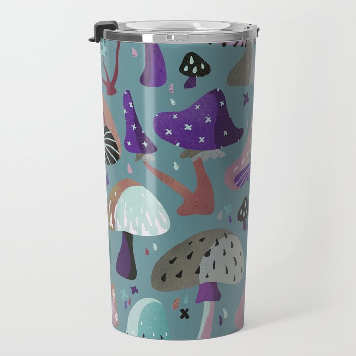 Mushroom Collection â Galaxy Travel Mug Gallery Image 3