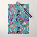 Mushroom Collection â Galaxy Wrapping Paper Gallery Image 1