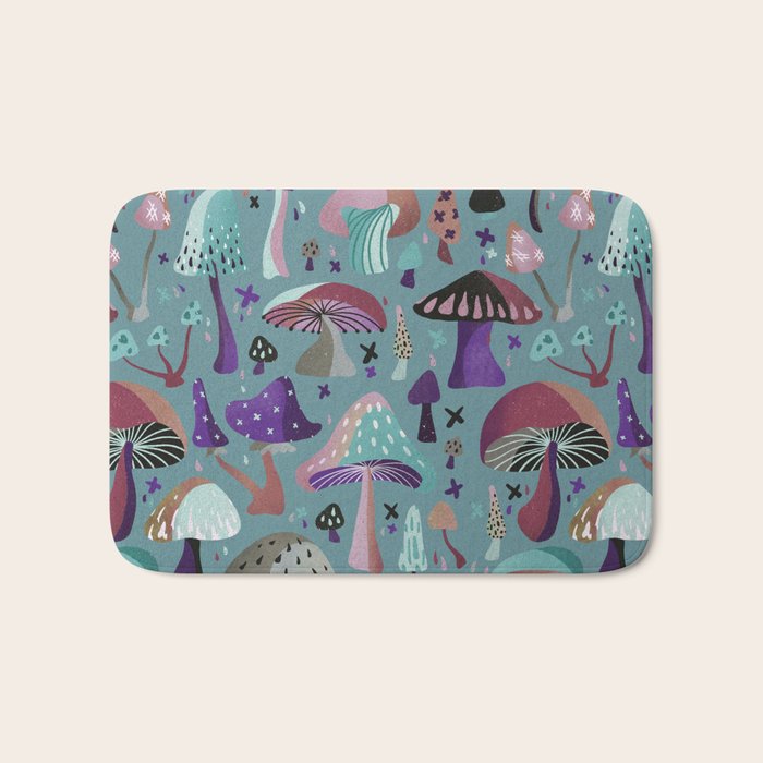 Mushroom Collection â Galaxy Bath Mat Gallery Image 1