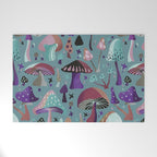Mushroom Collection â Galaxy Welcome Mat Gallery Image 1