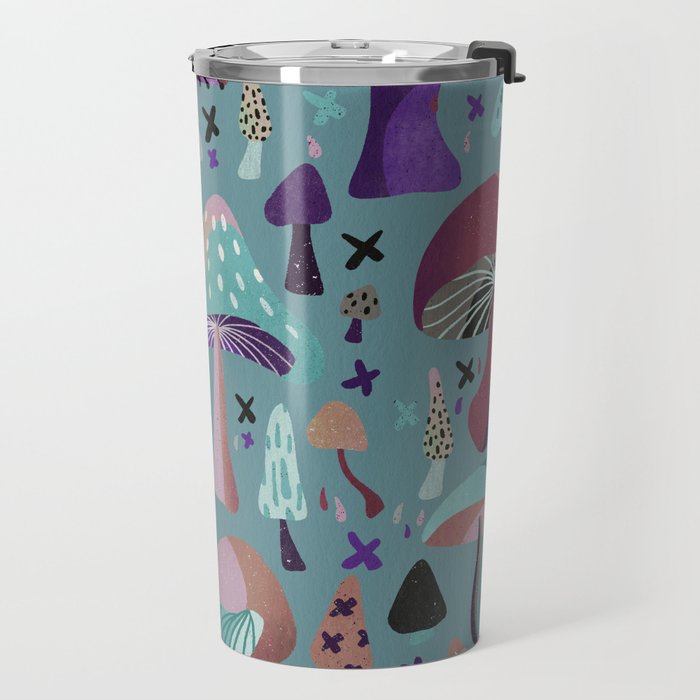 Mushroom Collection â Galaxy Travel Mug Gallery Image 2
