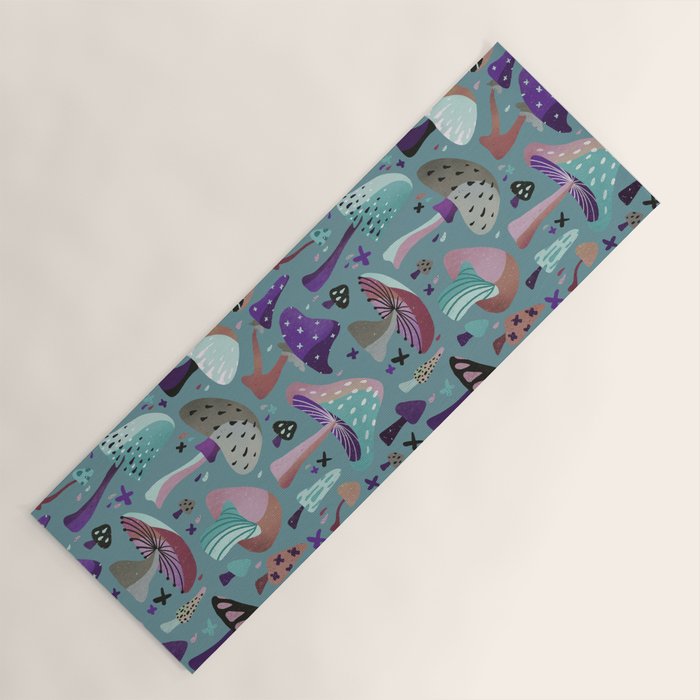 Mushroom Collection â Galaxy Yoga Mat Gallery Image 1