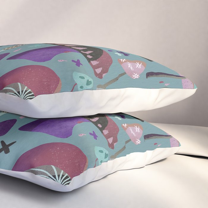Mushroom Collection â Galaxy Pillow Sham Gallery Image 3