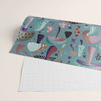 Mushroom Collection â Galaxy Wrapping Paper Gallery Image 2