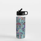 Mushroom Collection â Galaxy Water Bottle Gallery Image 1