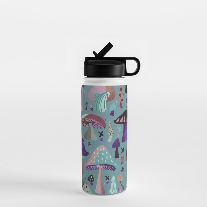 Mushroom Collection â Galaxy Water Bottle Gallery Image 1