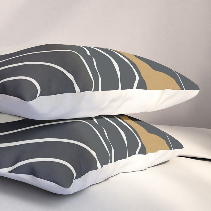 Minimal Abstract Form 3 Pillow Sham Gallery Image 3