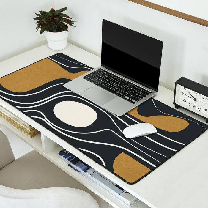 Minimal Abstract Form 3 Desk Mat Gallery Image 2