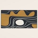 Minimal Abstract Form 3 Desk Mat Gallery Image 3