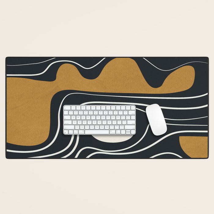 Minimal Abstract Form 3 Desk Mat Gallery Image 1