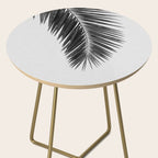 Palm Leaf Black & White I Side Table Gallery Image 2
