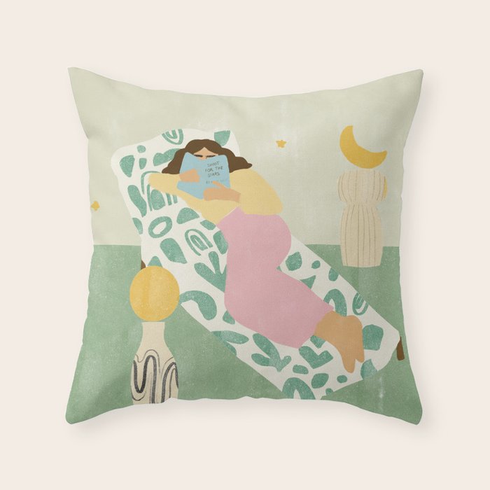 Shoot For The Stars Throw Pillow Gallery Image 6