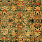 Tabriz Green Orange Rug Print Coffee Mug Gallery Image 2