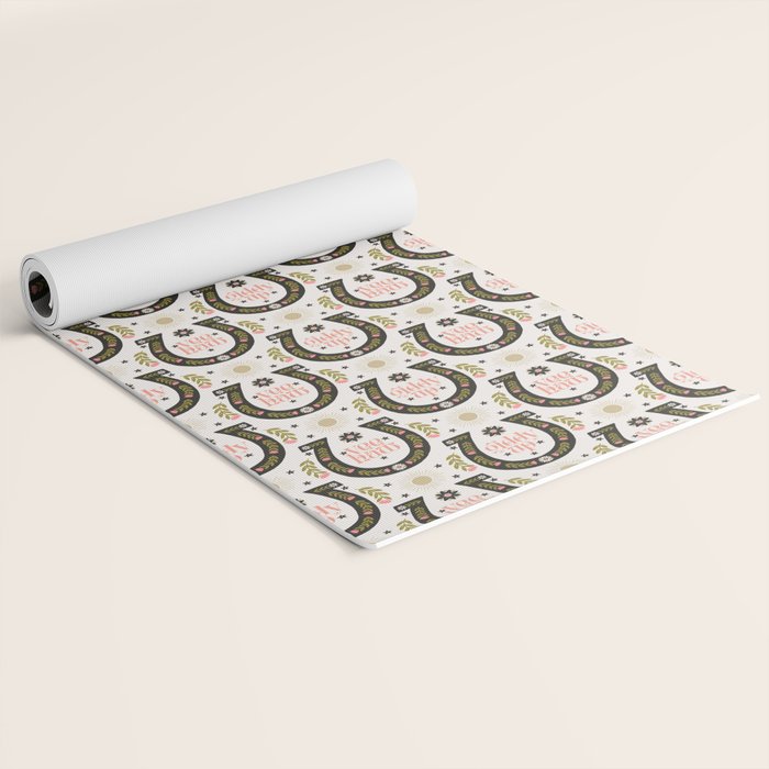 Yee Haw Horseshoe Yoga Mat Gallery Image 2