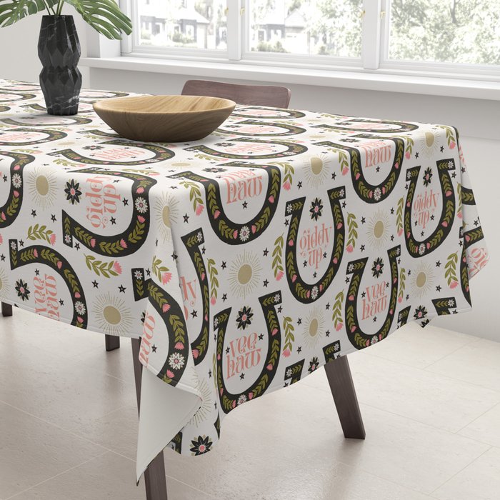 Yee Haw Horseshoe Tablecloth Gallery Image 3