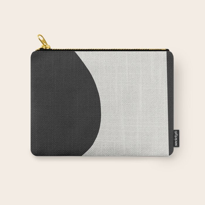 Minimal Black Carry All Pouch Gallery Image 1