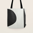 Minimal Black Tote Bag Gallery Image 1