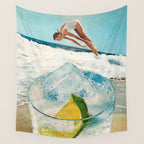Rum on the Rocks Wall Tapestry Gallery Image 4