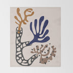 Plant Composition II Throw Blanket Gallery Image 2