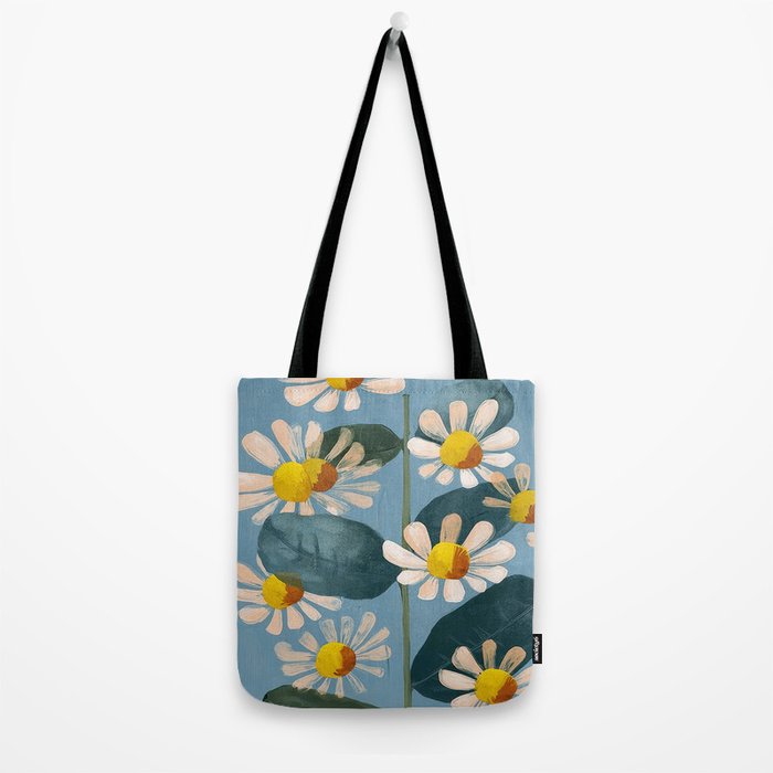 Daisy Flower Painting Tote Bag Gallery Image 2