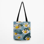 Daisy Flower Painting Tote Bag Gallery Image 2