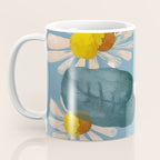 Daisy Flower Painting Coffee Mug Gallery Image 3
