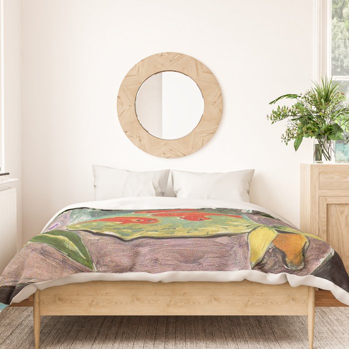 Henri Matisse Goldfish 1911, Goldfishes Artwork, Men, Women, Youth Duvet Cover Gallery Image 3