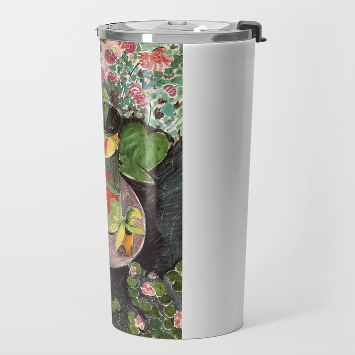 Henri Matisse Goldfish 1911, Goldfishes Artwork, Men, Women, Youth Travel Mug Gallery Image 2