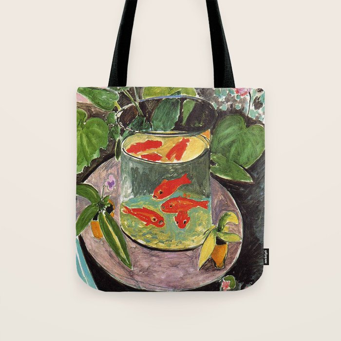 Henri Matisse Goldfish 1911, Goldfishes Artwork, Men, Women, Youth Tote Bag Gallery Image 1