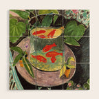 Henri Matisse Goldfish 1911, Goldfishes Artwork, Men, Women, Youth Wood Wall Art Gallery Image 1
