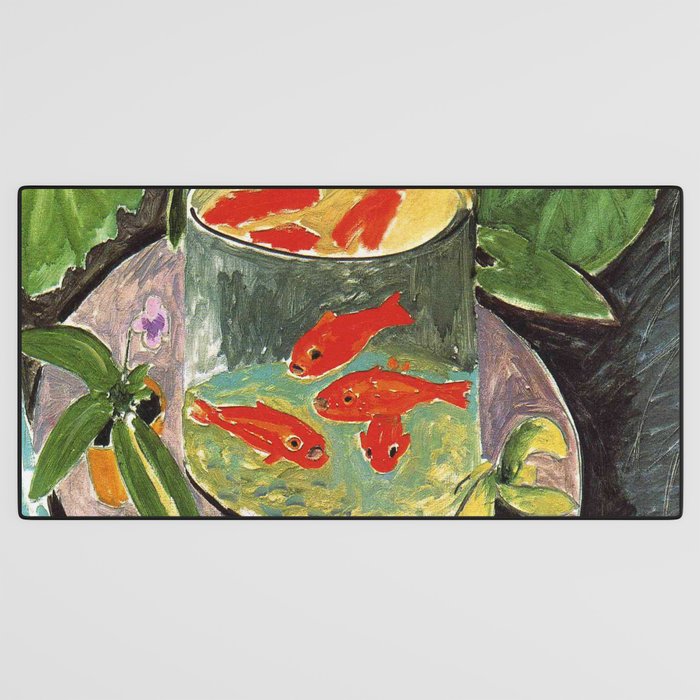 Henri Matisse Goldfish 1911, Goldfishes Artwork, Men, Women, Youth Desk Mat Gallery Image 3