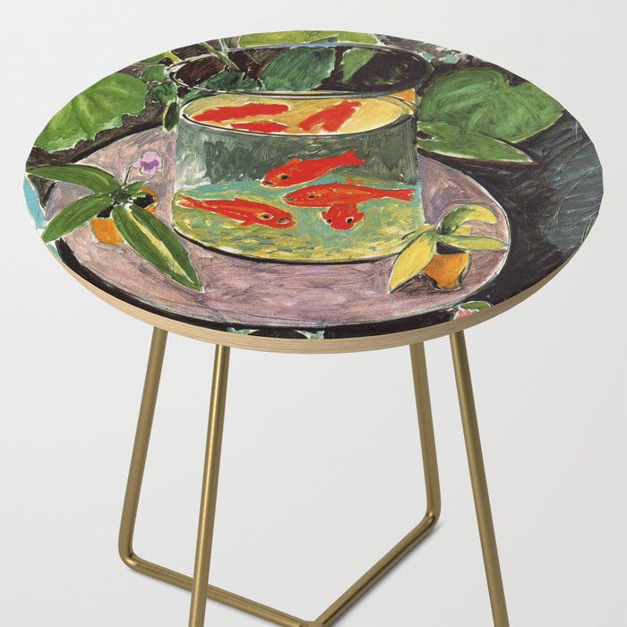 Henri Matisse Goldfish 1911, Goldfishes Artwork, Men, Women, Youth Side Table Gallery Image 2