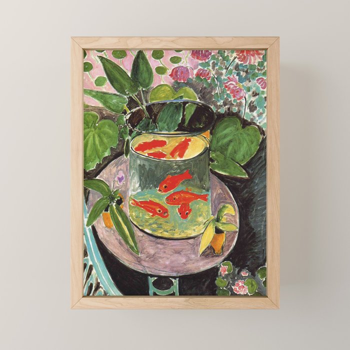 Henri Matisse Goldfish 1911, Goldfishes Artwork, Men, Women, Youth Mini Art Print Gallery Image 1