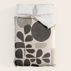 Modern Botanicals - Abstract Minimalist Shapes Comforter Gallery Image 6