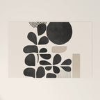 Modern Botanicals - Abstract Minimalist Shapes Welcome Mat Gallery Image 1