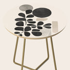 Modern Botanicals - Abstract Minimalist Shapes Side Table Gallery Image 2