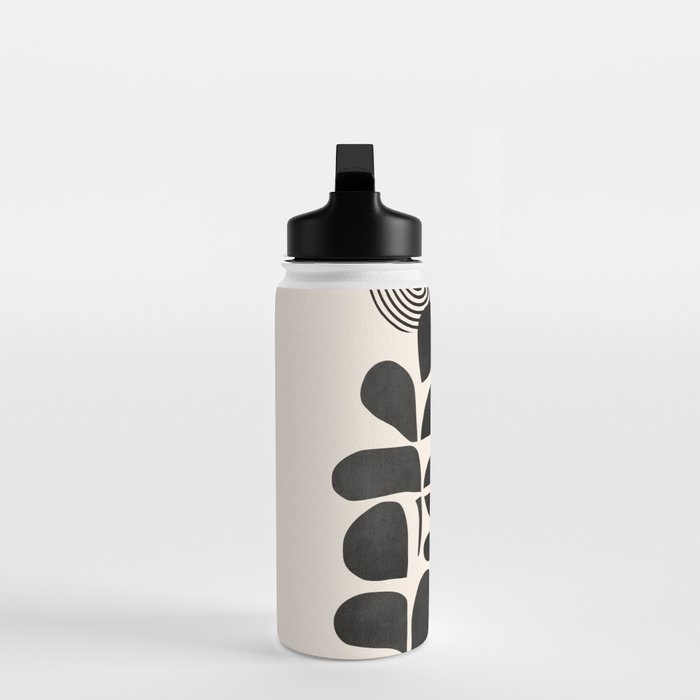 Modern Botanicals - Abstract Minimalist Shapes Water Bottle Gallery Image 3