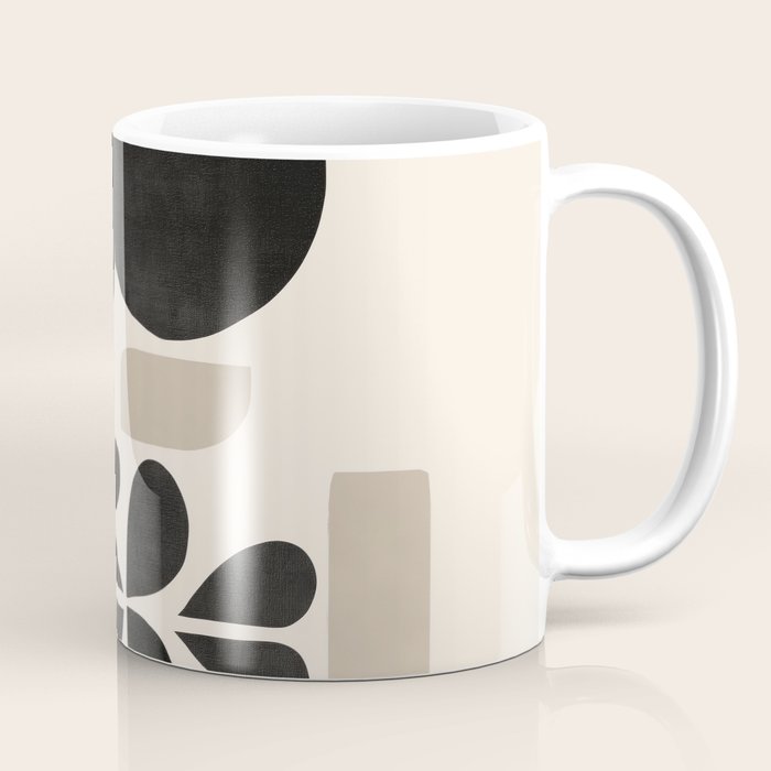 Modern Botanicals - Abstract Minimalist Shapes Coffee Mug Gallery Image 1