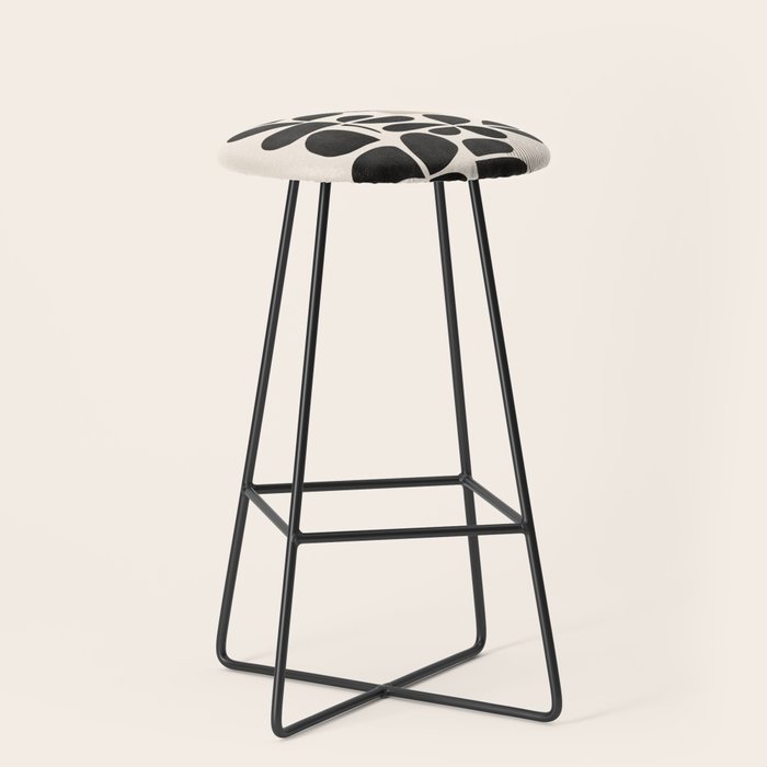 Modern Botanicals - Abstract Minimalist Shapes Stool Gallery Image 1
