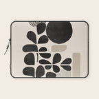 Modern Botanicals - Abstract Minimalist Shapes Laptop Sleeve Gallery Image 1