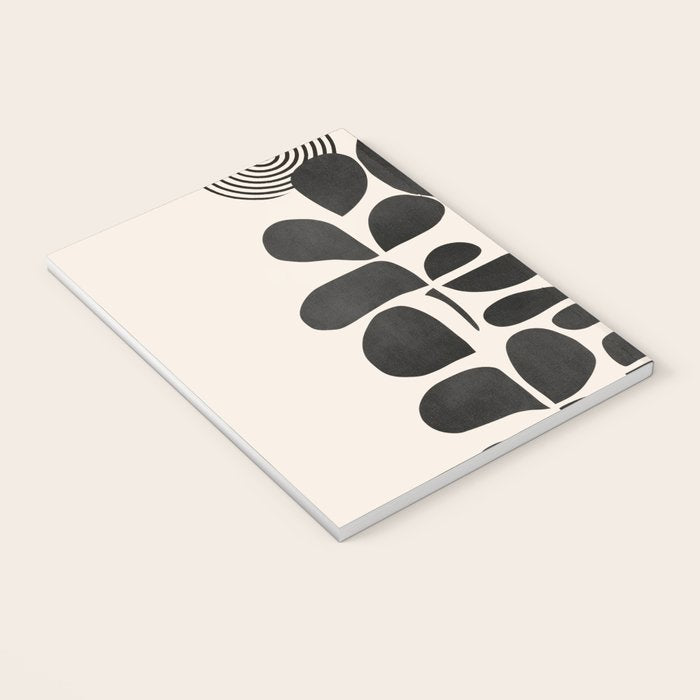 Modern Botanicals - Abstract Minimalist Shapes Notebook Gallery Image 3