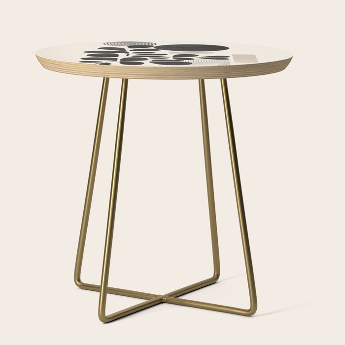 Modern Botanicals - Abstract Minimalist Shapes Side Table Gallery Image 1