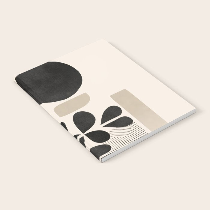 Modern Botanicals - Abstract Minimalist Shapes Notebook Gallery Image 1