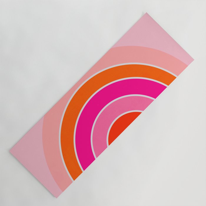 Rainbow sunset Yoga Mat Gallery Image 1