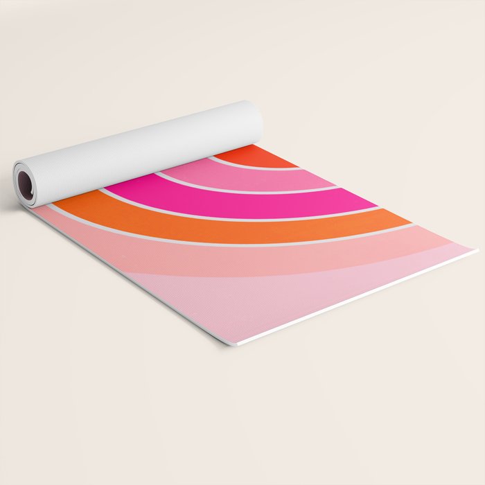 Rainbow sunset Yoga Mat Gallery Image 2