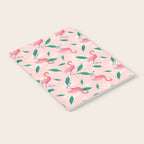 Pink flamingo tropical pattern Notebook Gallery Image 2