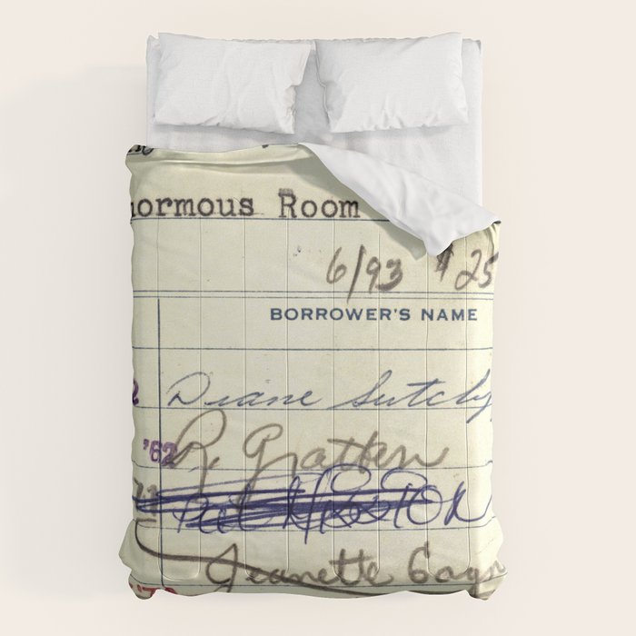 Library Card 828 The Enormous Room Comforter Gallery Image 6
